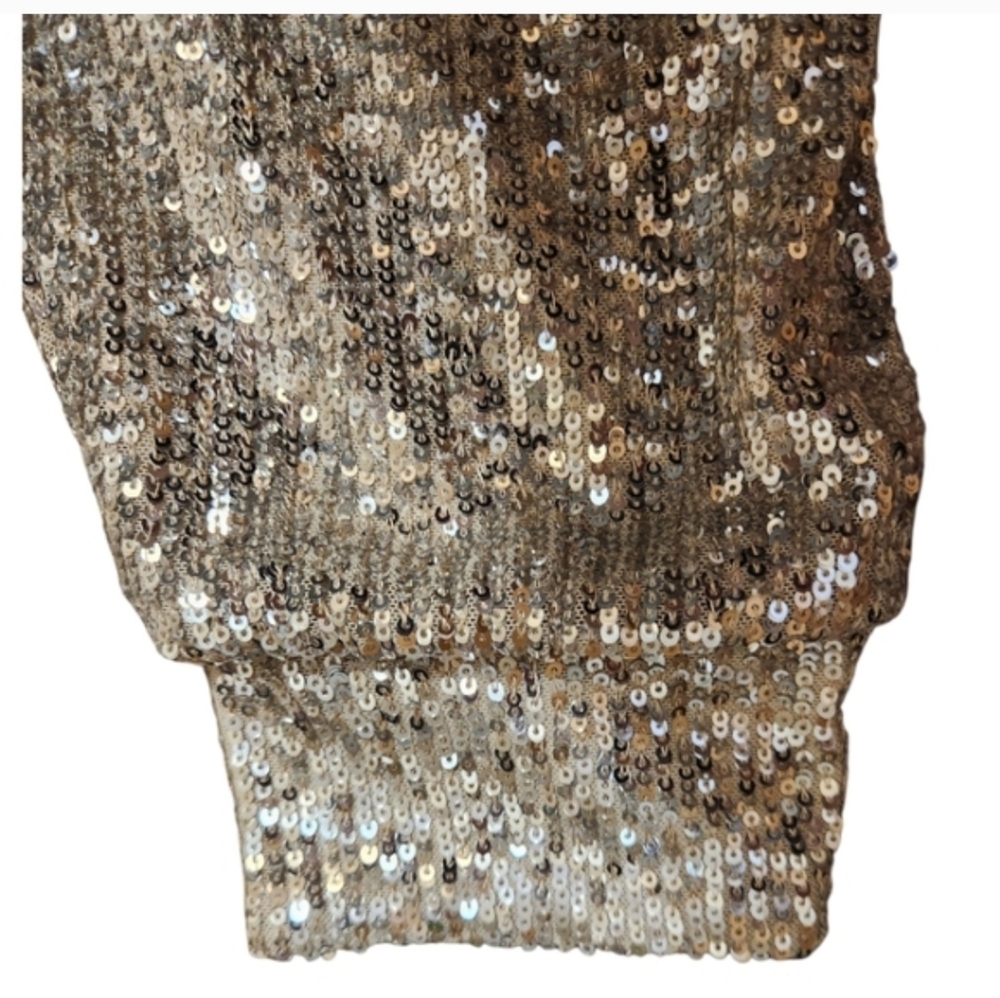 Cable & Gauge Silver Sequin Joggers - Picture 4 of 4